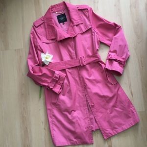 Pink Raincoat by Talbots